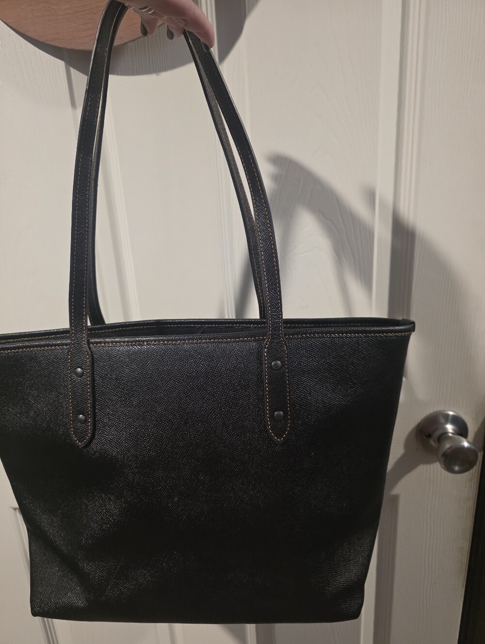 Coach City Zip Tote with Tattoo Embroidery - Picture 6 of 13